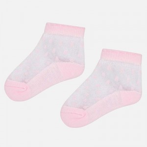 Sosete semitransparente nou-nascut Mayoral 9094PV19ROZ